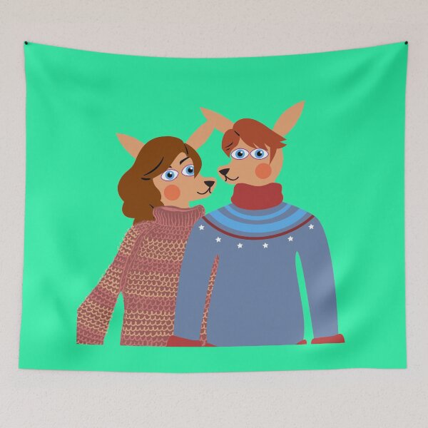 Item preview, Kangaroo lovers designed and sold by GasconyPassion.