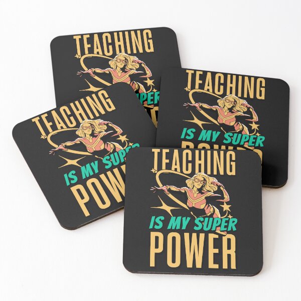 Item preview, Teaching Is My Super Power  designed and sold by Mariana Piana.