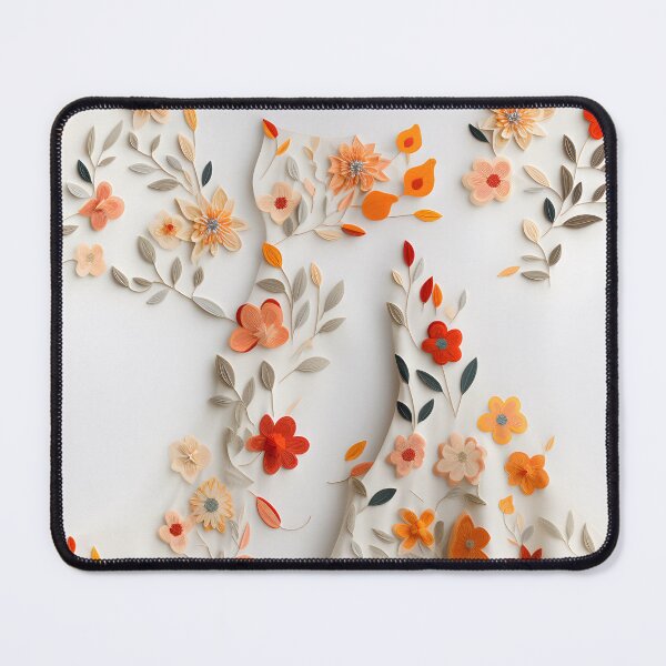 Item preview, Floral applique dress style designed and sold by ooHalloo.
