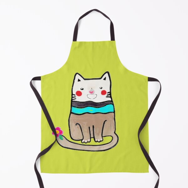 Item preview, cat, flower, smile,cute,cat lover designed and sold by Sweetpaperdesignsol Hyunah Yi.