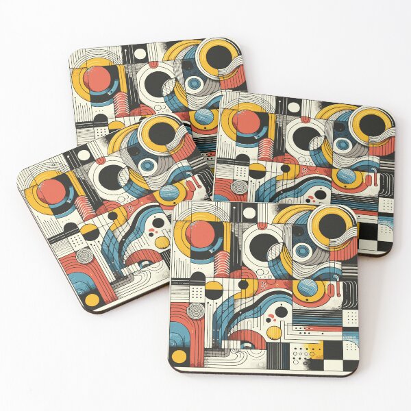 Item preview, Abstract Symphony in Primary Colors designed and sold by Veteme.
