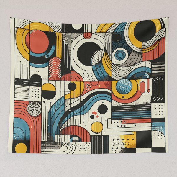 Item preview, Abstract Symphony in Primary Colors designed and sold by Veteme.