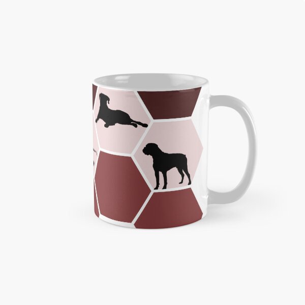 Item preview, Rusty Red Honeycomb design for Boxer Fans designed and sold by LexyDogs.