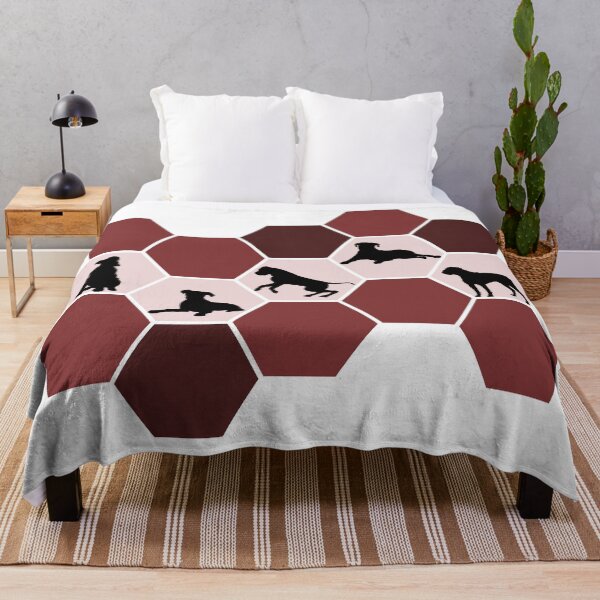 Item preview, Rusty Red Honeycomb design for Boxer Fans designed and sold by LexyDogs.