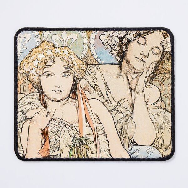 Item preview, Friendship, by Alphonse Mucha. HIGH DEFINITION designed and sold by MINDTHECHERRY.