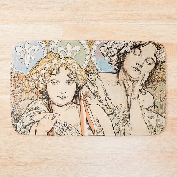 Item preview, Friendship, by Alphonse Mucha. HIGH DEFINITION designed and sold by MINDTHECHERRY.