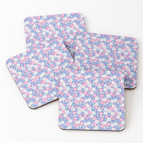 Item preview, DITSY DAISY PRAIRIE BOHO SUMMER VINTAGE PINK PURPLE designed and sold by blomastudios.