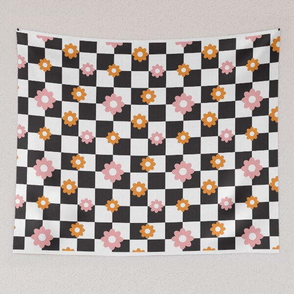 Item preview, Retro Groovy Valentine Seamless Floral Pattern designed and sold by graphicmeyou.