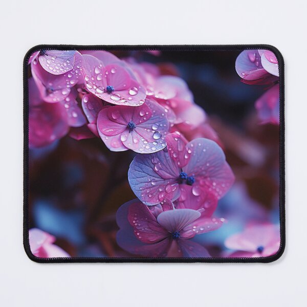 Item preview, Hydrangea Tile 30: Blue Skies and Pastel Puffs Dancing in Nature's Confetti Bowl designed and sold by TheBrainArt.