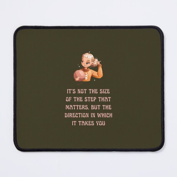 Item preview, It's not the size of the step that matters, but the direction in which it takes you, best on dark background designed and sold by VarnaChitra.
