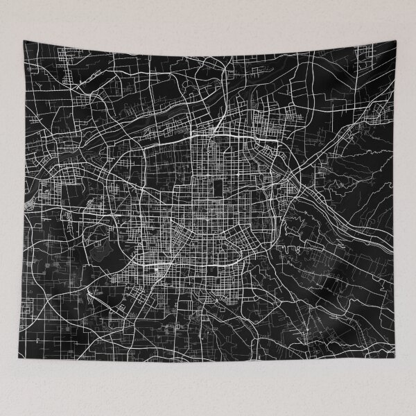 Item preview, Xian City Map of Shaanxi, China - Full Moon designed and sold by deMAP.