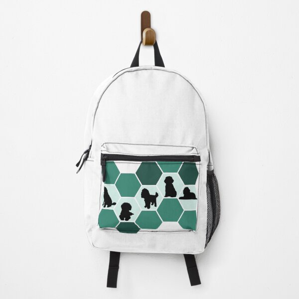 Item preview, Trendy Teal Honeycomb design for Cockapoo Fans designed and sold by LexyDogs.