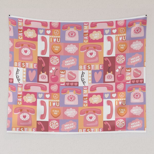 Item preview, Phone Groovy Valentine Seamless Love Pattern designed and sold by graphicmeyou.