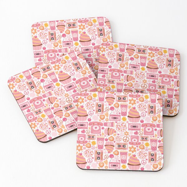 Item preview, Groovy Valentine Seamless Love Pattern designed and sold by graphicmeyou.