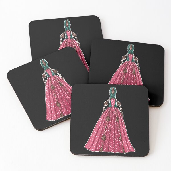 Item preview, Romantic Pink Detachable Dress designed and sold by Rohvanah The Drawn Doll.
