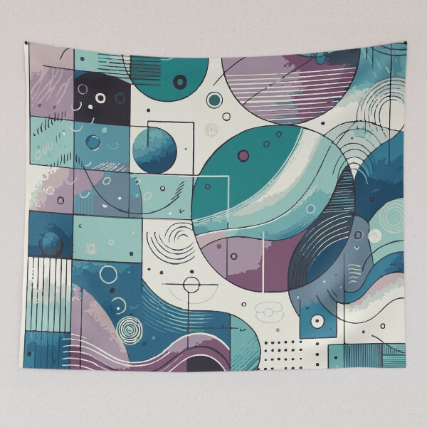 Item preview, Oceanic Caress in Pastel Palette designed and sold by Veteme.