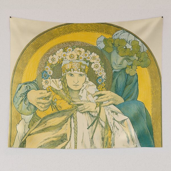 Item preview, Annyversary of the Independence of the Republic of  Czechoslovakia, by Alphonse Mucha. HIGH DEFINITION designed and sold by MINDTHECHERRY.