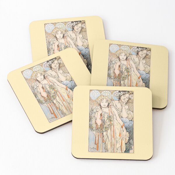 Item preview, Friendship, by Alphonse Mucha. HIGH DEFINITION designed and sold by MINDTHECHERRY.