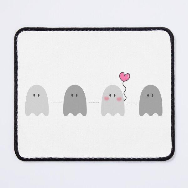 Item preview, Adorable ghosts with heart balloon for valentines day designed and sold by noneko04.