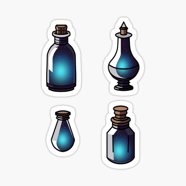 Stickers potions bleues Sticker
