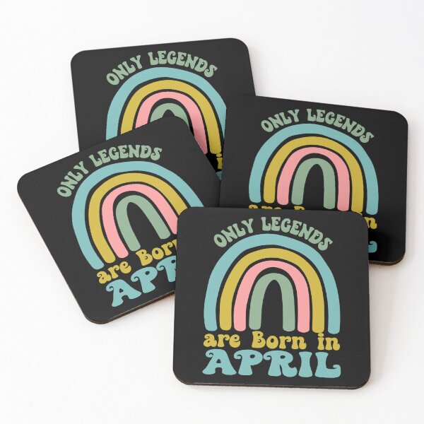 Item preview, Only Legends are Born in April designed and sold by CORJIDOG-ART.