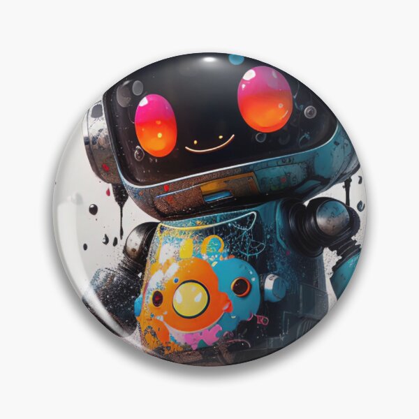 Artikelvorschau, Roboter-Graffiti, Roboter, Robotik, Roboter, Technologie, Kunst entworfen und verkauft von Cyber Kids.