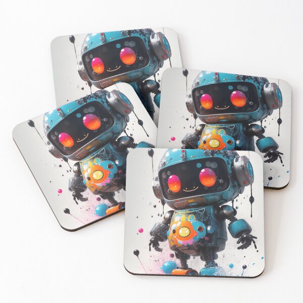 Item preview, Robot Graffitti, robot ,robotics ,robots ,technology ,art designed and sold by Cyber Kids.