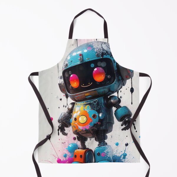 Artikelvorschau, Roboter-Graffiti, Roboter, Robotik, Roboter, Technologie, Kunst entworfen und verkauft von Cyber Kids.