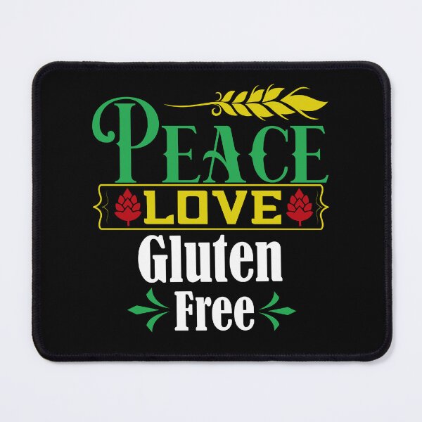 Item preview, Peace, Love, Gluten-free t shirt Dark Mode designed and sold by MyGluteesFree77.