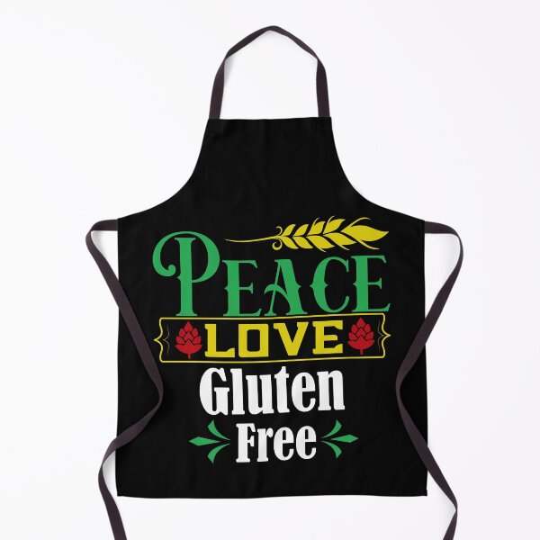 Item preview, Peace, Love, Gluten-free t shirt Dark Mode designed and sold by MyGluteesFree77.