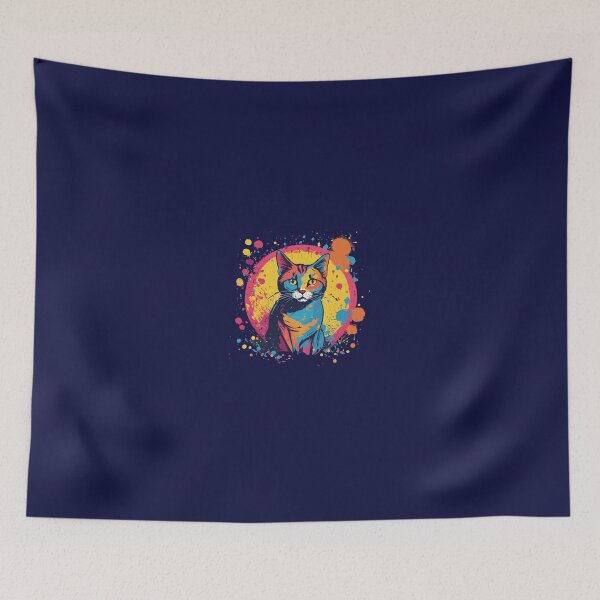Item preview, Colorful Burst Cat, Artistic Cat designed and sold by Unlimited-Store.