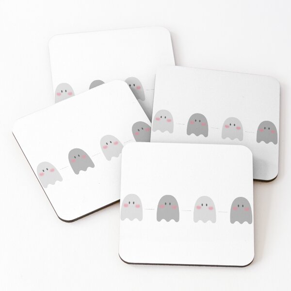 Item preview, Adorable ghosts with blushes for valentines day designed and sold by noneko04.