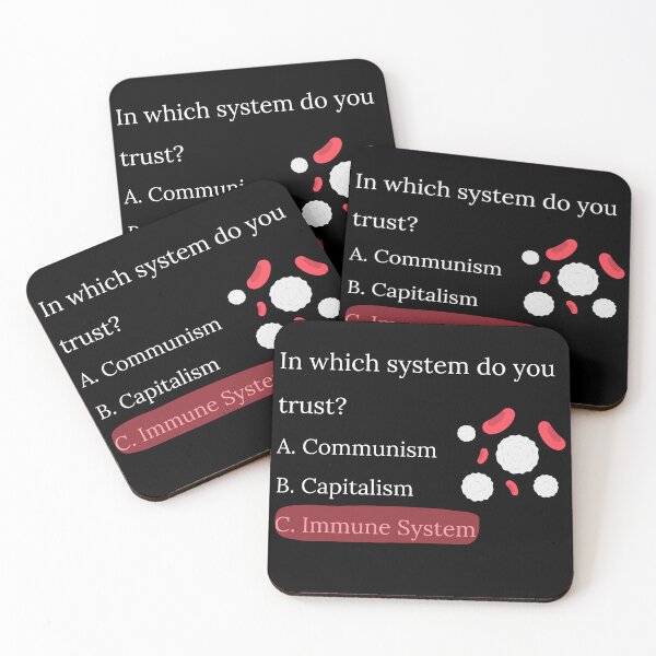 Item preview, Multiple choice. In which system do you trust? Immune System designed and sold by scientiafemina.