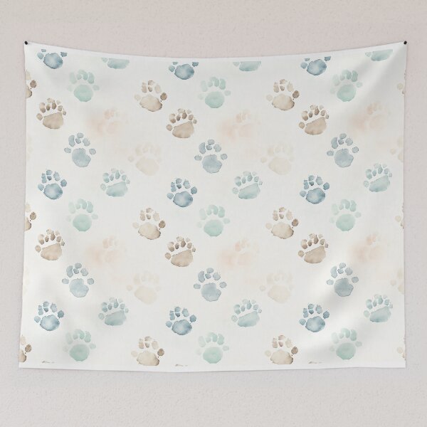 Item preview, Puppy Paw Watercolor Colorful designed and sold by graphicmeyou.