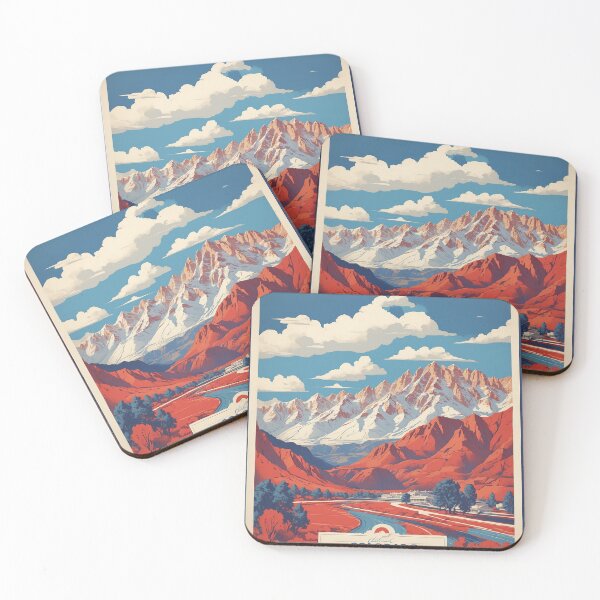 Item preview, Colorado Springs USA Vintage Poster Tourism  designed and sold by TravelersGems.