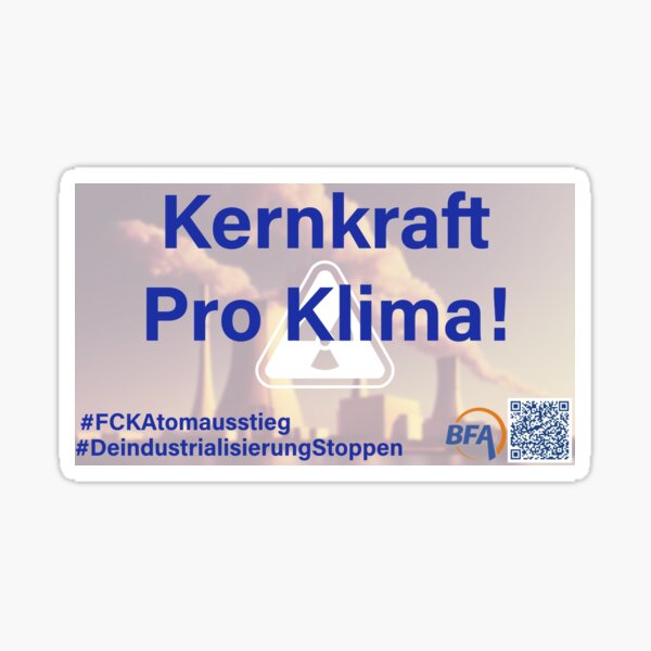 Kernkraft Pro Klima! Sticker