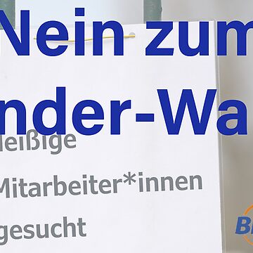 Vorschaubild zum Design Nein zum Gender-Wahn! von BFAVerein