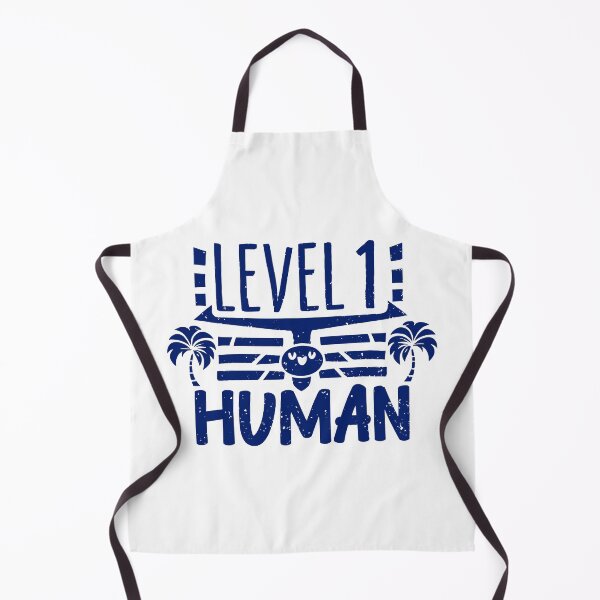 Item preview, Level 1 Human - simple blue palm tree design designed and sold by EmeraldeaArt.