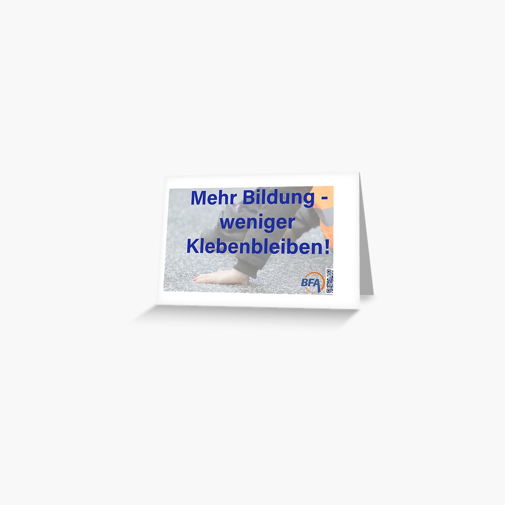 Item preview, Grußkarte designed and sold by BFAVerein.