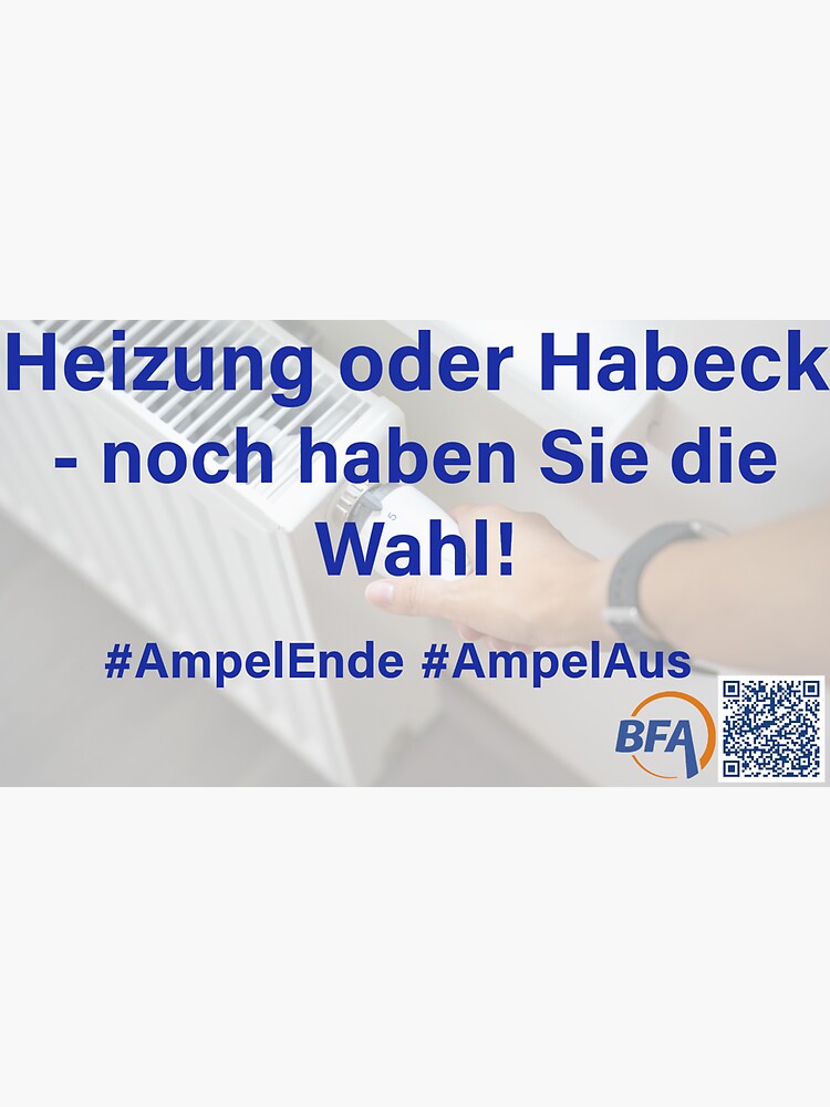 Thumbnail 3 von 3, Sticker, Heizung oder Hobeck - Sie haben noch die Wahl! designt und verkauft von BFAVerein.