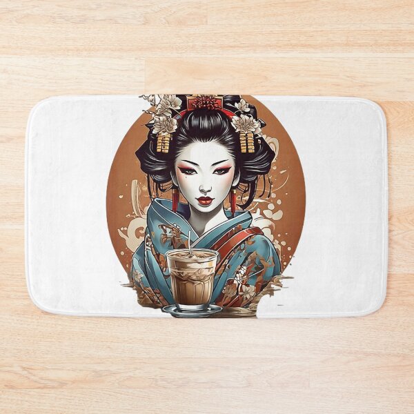 Item preview, Iced Coffee and Geisha designed and sold by likbatonboot.