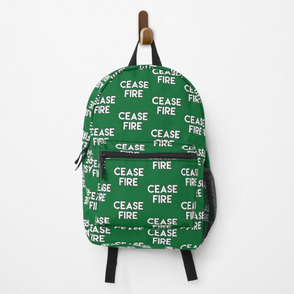 Item preview, CEASE FIRE Anti War Slogan, Green designed and sold by Woop Woop .
