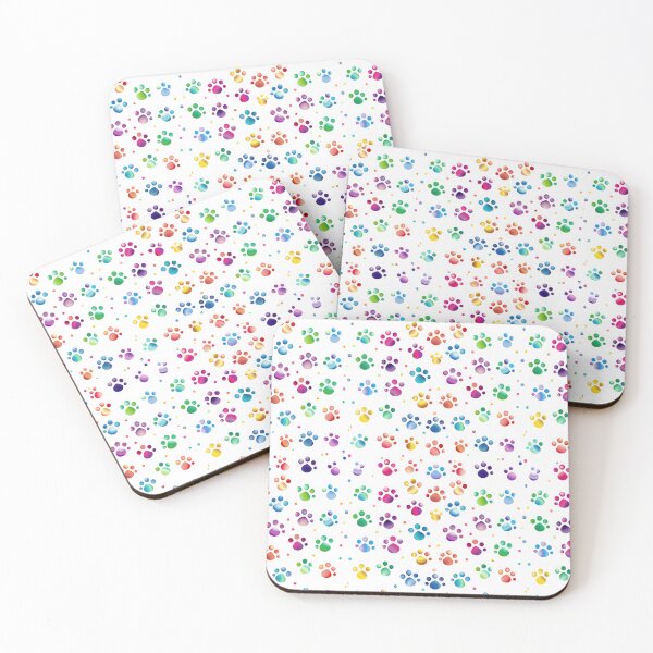 Item preview, Puppy Paw Watercolor - Colorful designed and sold by graphicmeyou.