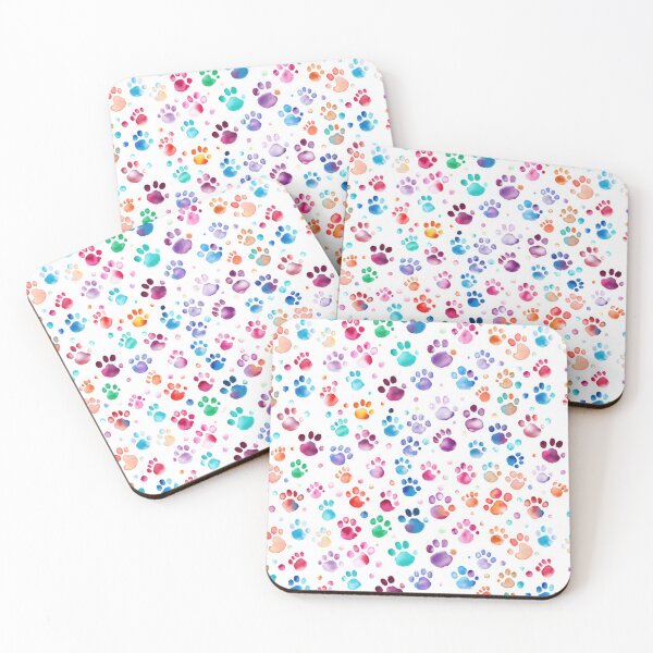 Item preview, Puppy Paw Watercolor - Colorful designed and sold by graphicmeyou.