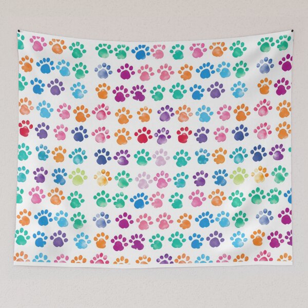 Item preview, Puppy Paw Watercolor - Colorful designed and sold by graphicmeyou.