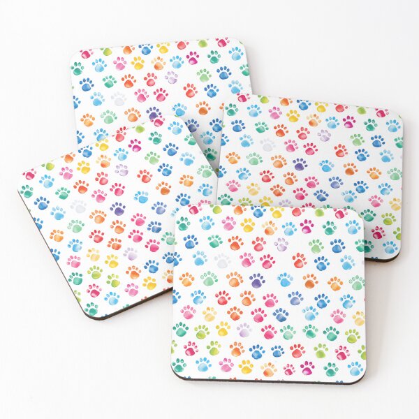 Item preview, Puppy Paw Watercolor Colorful designed and sold by graphicmeyou.