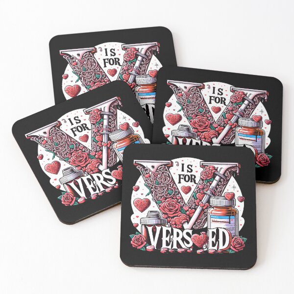 Item preview, V Is For Versed Funny PACU CRNA Nurse Valentines Day T-Shirt designed and sold by MAPDDesigns.
