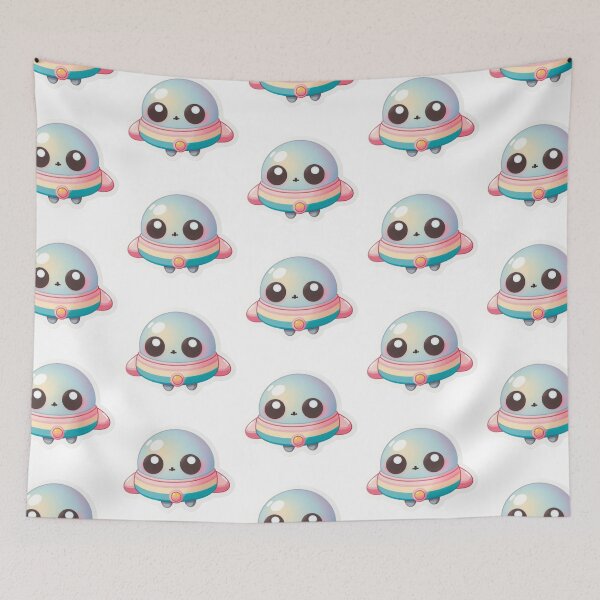 Item preview,   UFO - Pastels /Baby/ Alien Spaceship/Rocket Sticker Volume 5 designed and sold by mymagicstoreus.