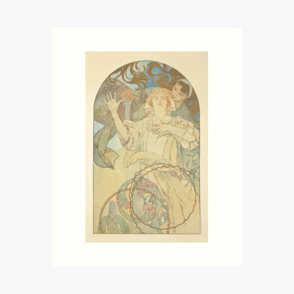 Aperçu de l'œuvre De Forest Phonofilm, d'Alphonse Mucha. HAUTE DÉFINITION créée et vendue par MINDTHECHERRY.