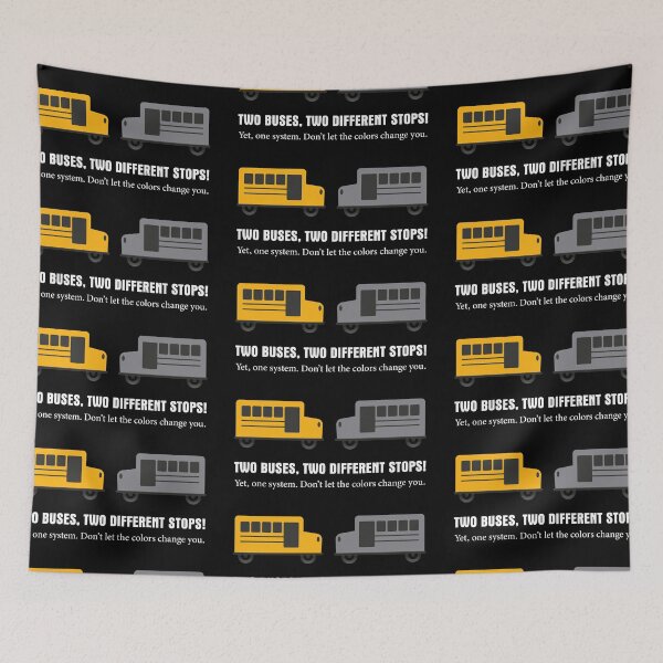 Item preview, Two buses, two different stops designed and sold by iamjus1.